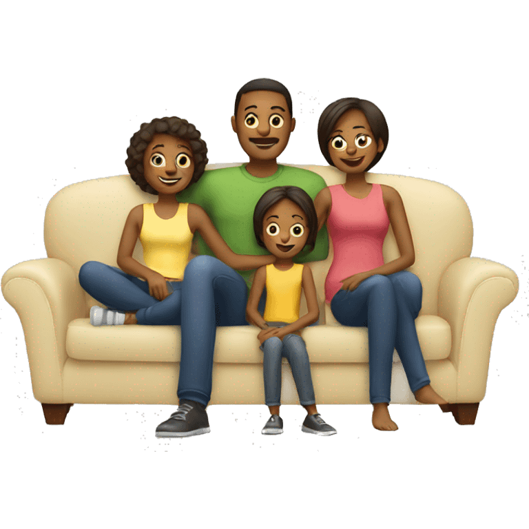 family on couch emoji