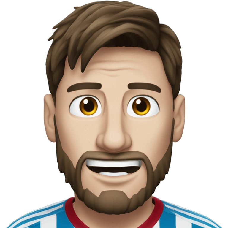 Lionel messi as a spider emoji