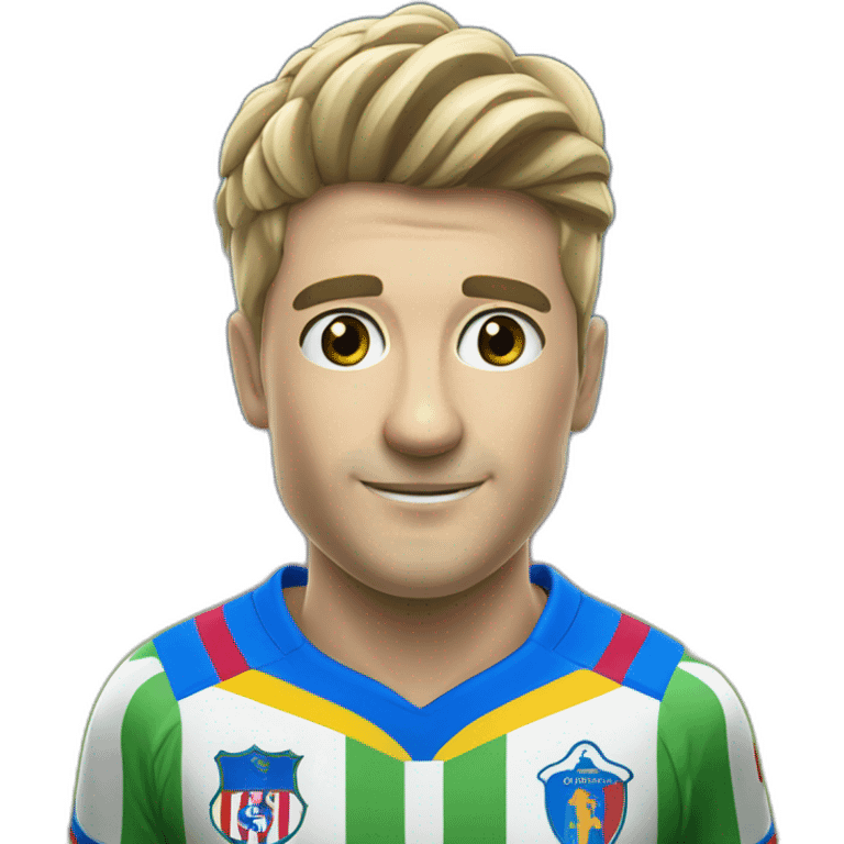 Joško Gvardiol and Getafe FC Logo emoji