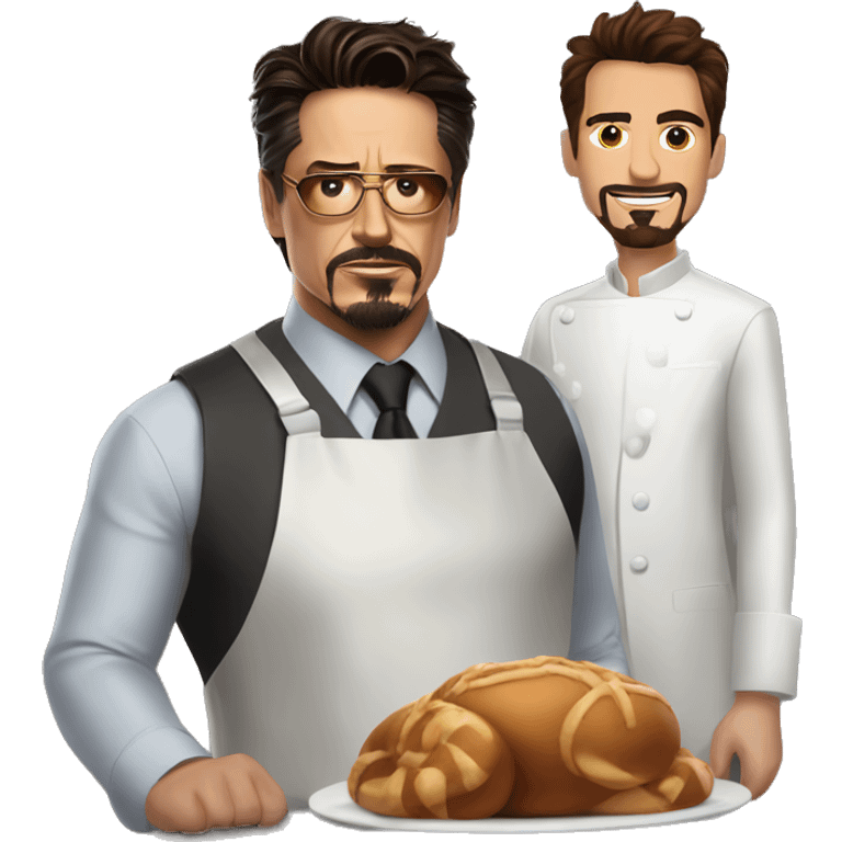 Tony Stark and that baker from New York emoji