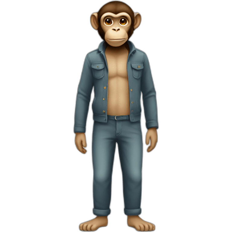 Monkey full body emoji