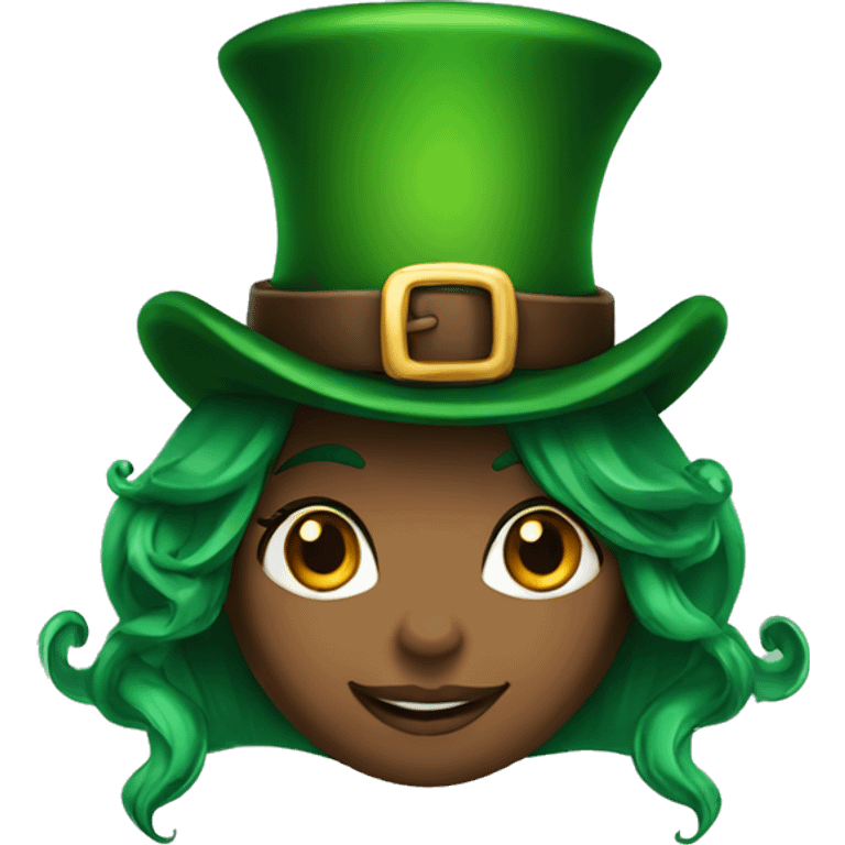 leprechaun girl emoji