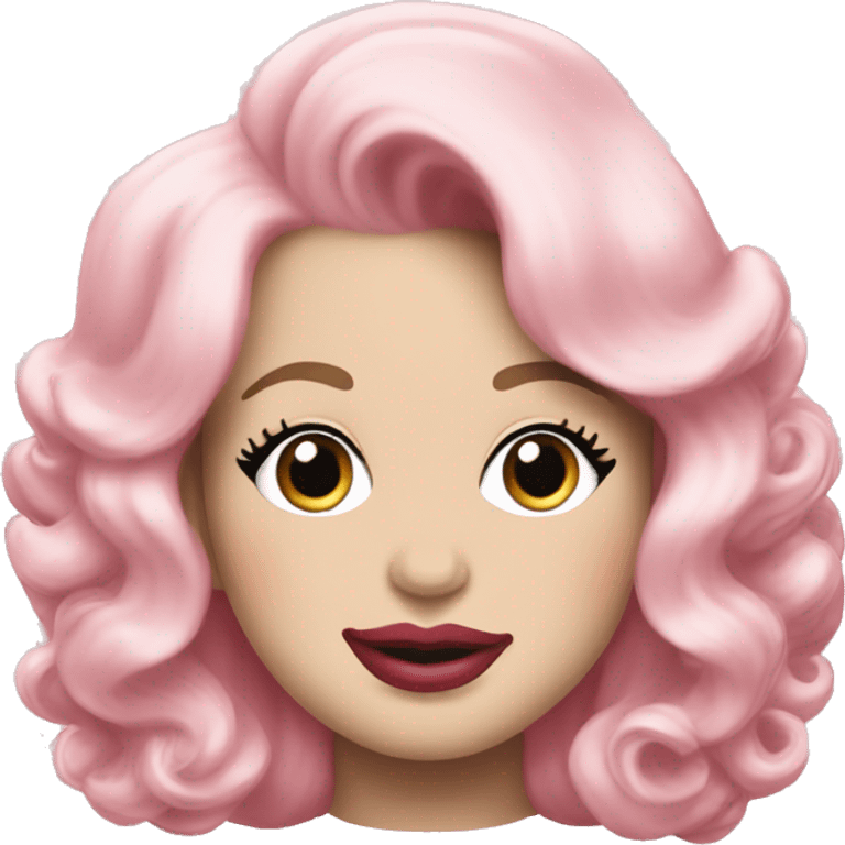 Dolly Parton pink bubblegum emoji