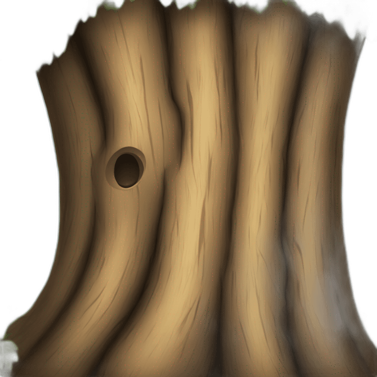 tree trunk emoji