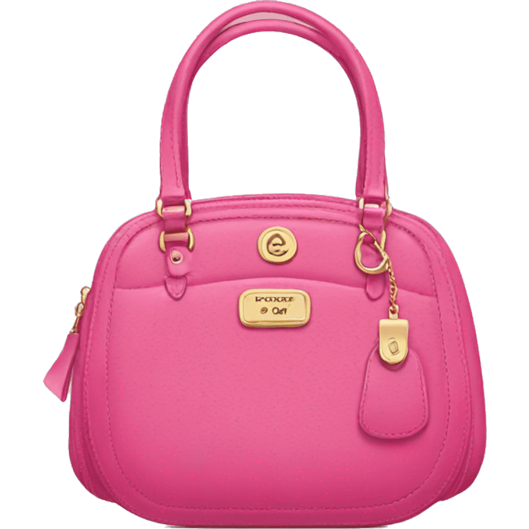 A pink Coach purse emoji