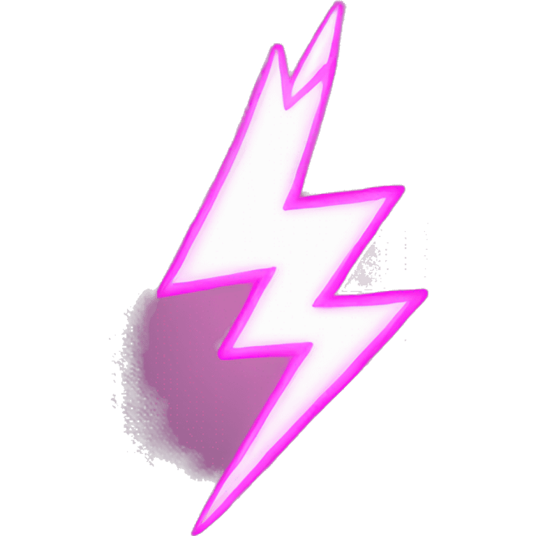 pink lightning  emoji