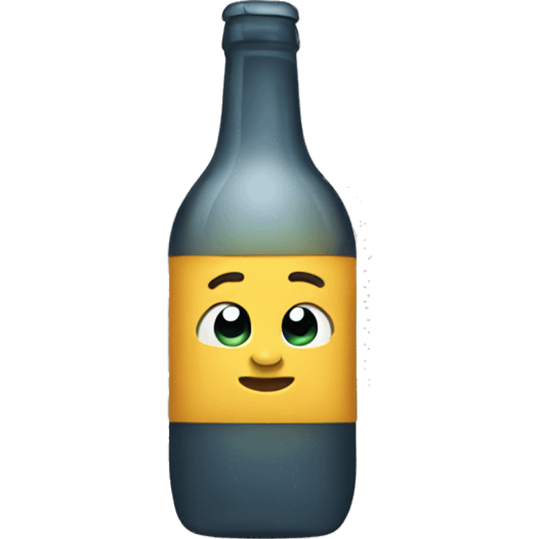 Holding a bottle emoji