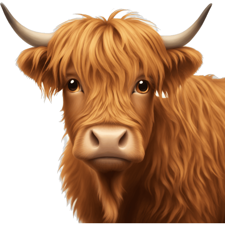 highland cow emoji