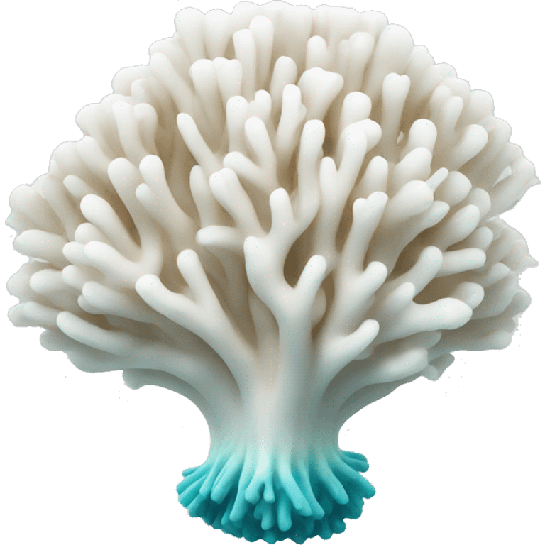 White coral emoji