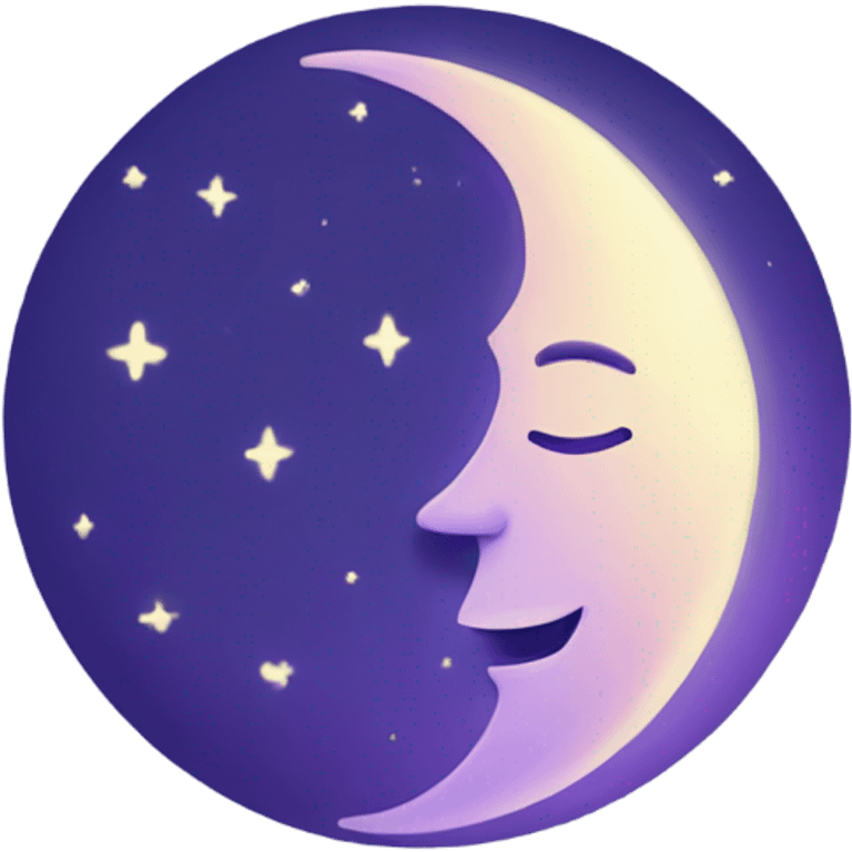 lavender moon emoji