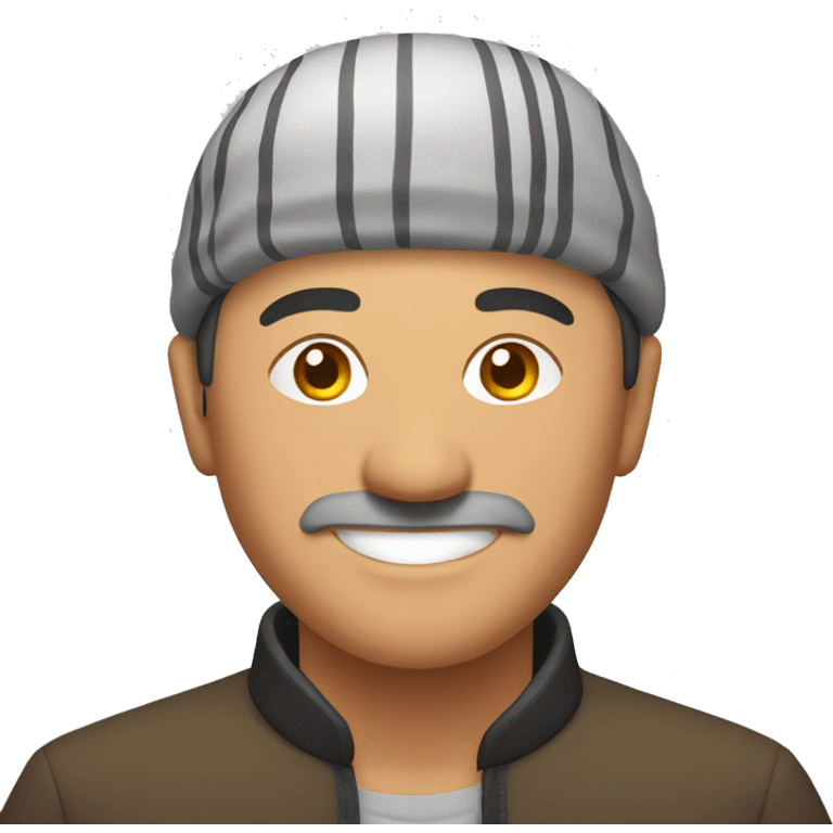 Smiling Kyrgyz man emoji