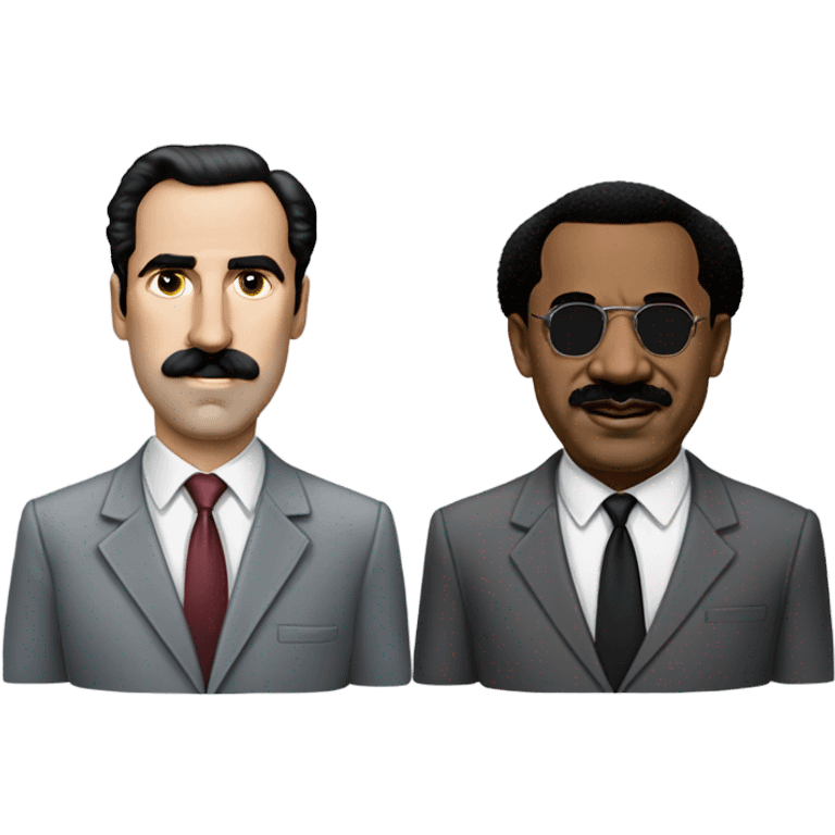 martin luther king jr with borat emoji