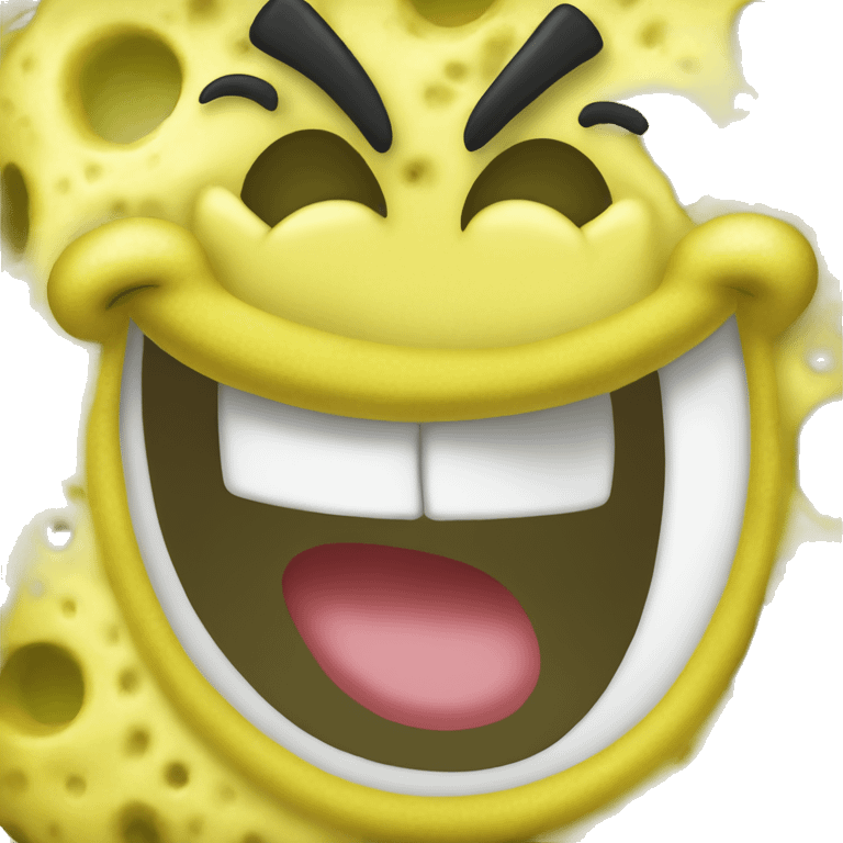 spongbob laughing emoji