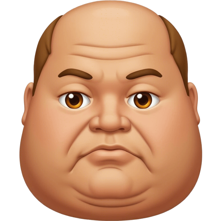 Fat man emoji