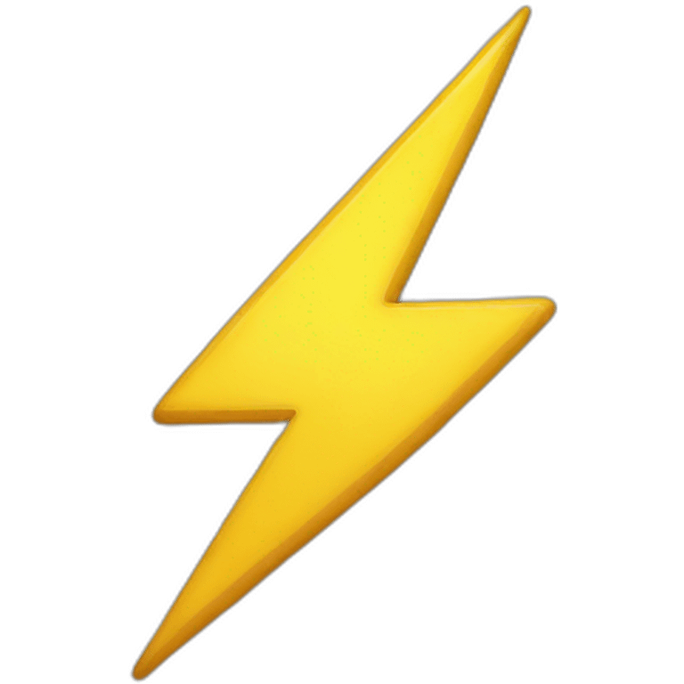 Lightning bolt emoji