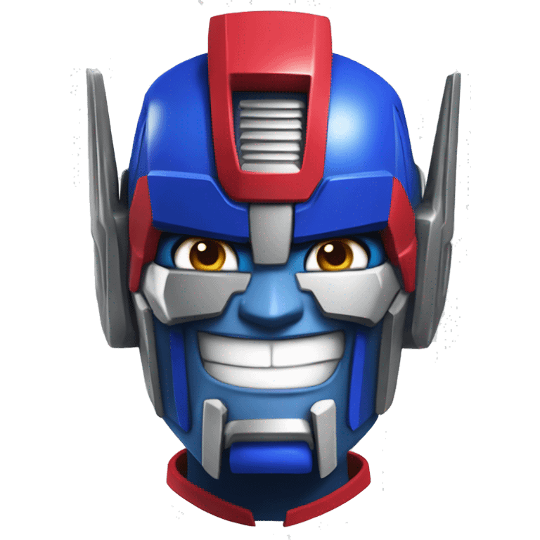 Optimus prime smile emoji