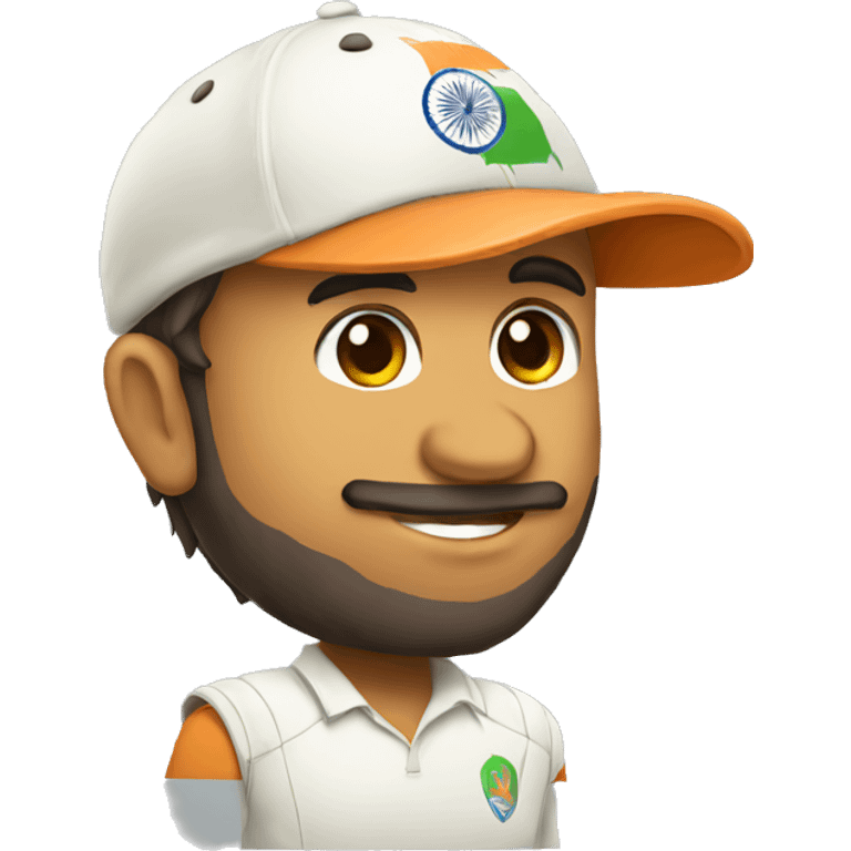 indian cricket team cap emoji