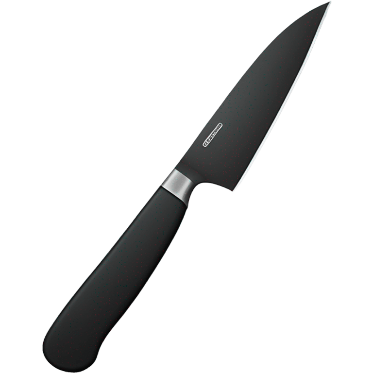 Black kitchen knife  emoji