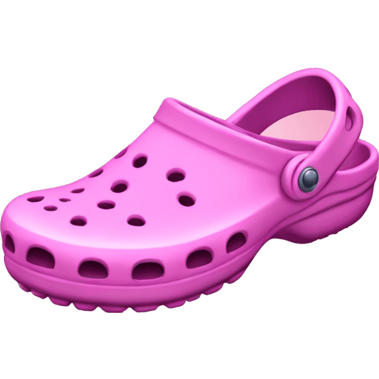 Crocs pink  emoji