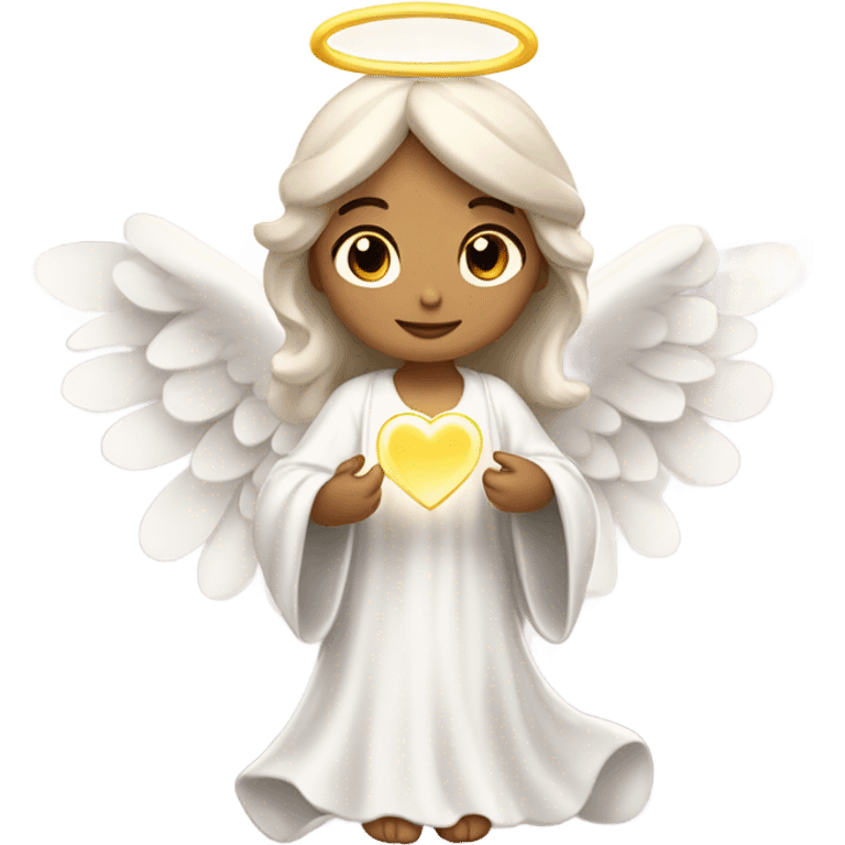 An angel of love emoji