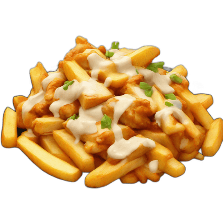 Chicken fusion poutine emoji