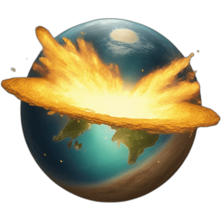 explosing planete emoji