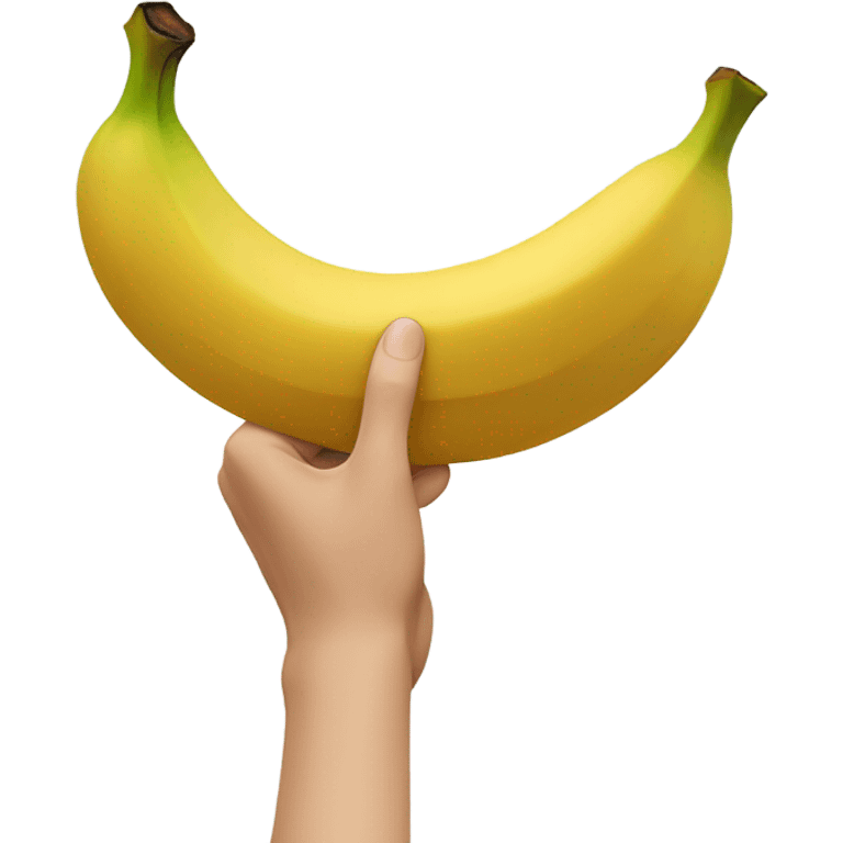 rubbing banana emoji