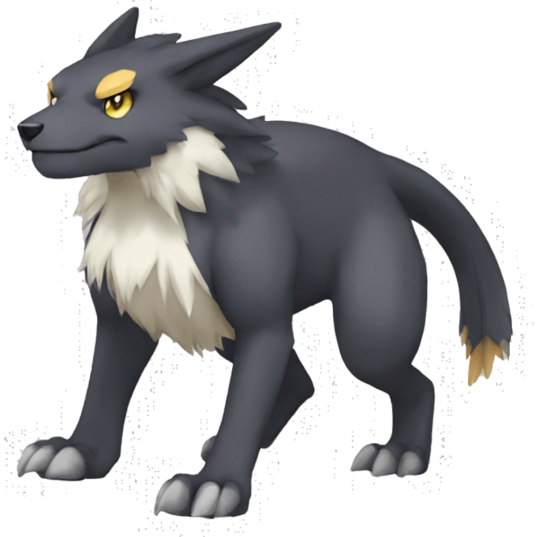 cute cool edgy Digimon-Fakemon-animal full body emoji