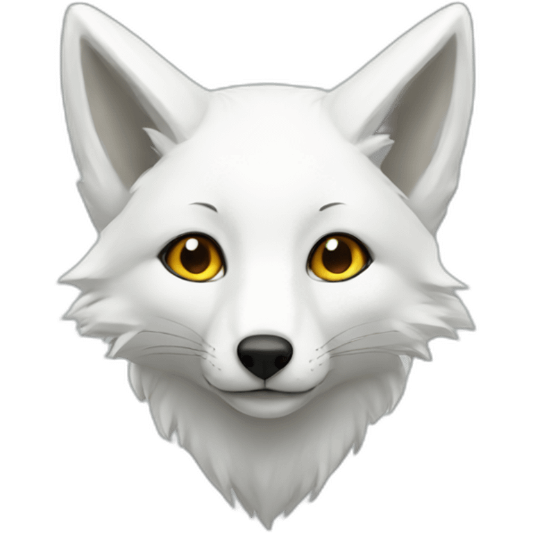 white fox emoji