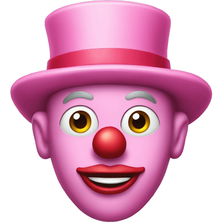 pink clown toy emoji