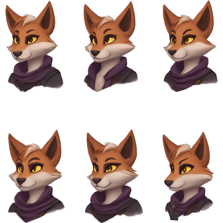 Edgy anthro furry by Falvie, LiLaiRa, AngieWolf emoji