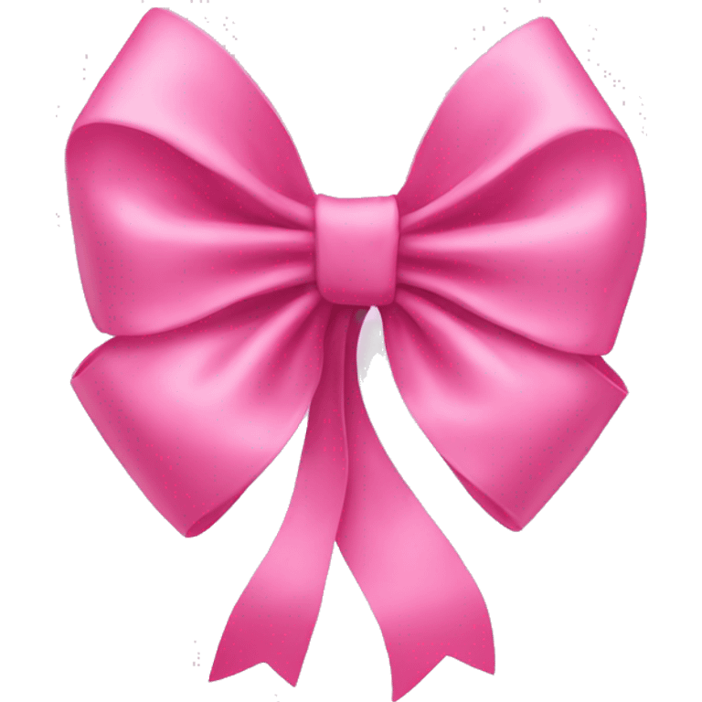 Pink bow emoji