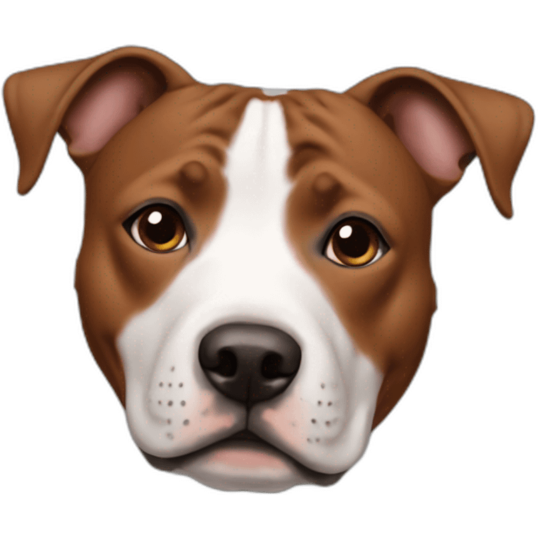 Staffie marron emoji