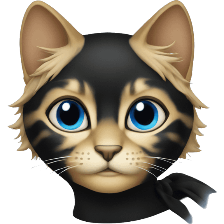 Chat Noir aux yeux bleus  emoji