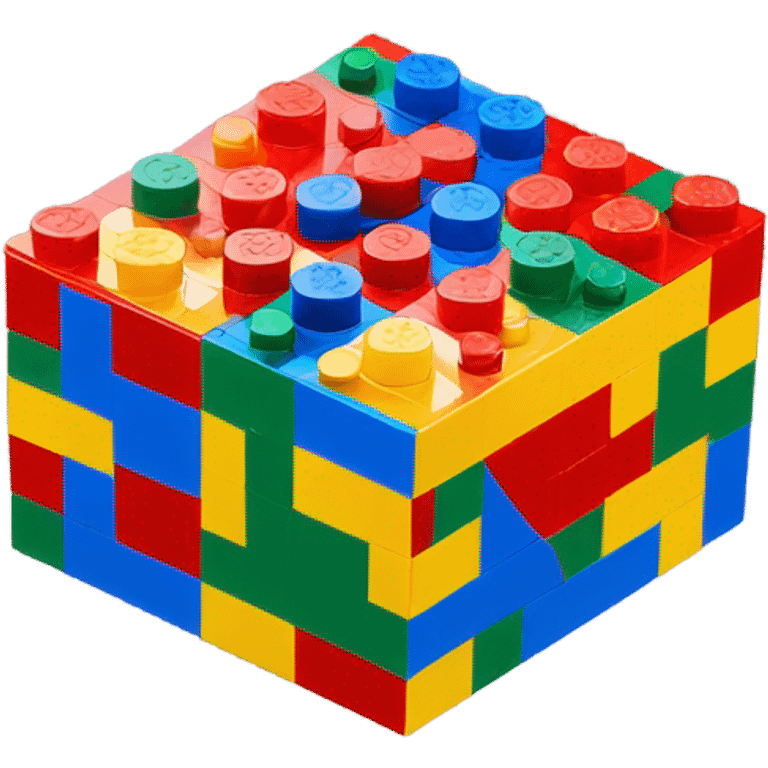 Lego block emoji