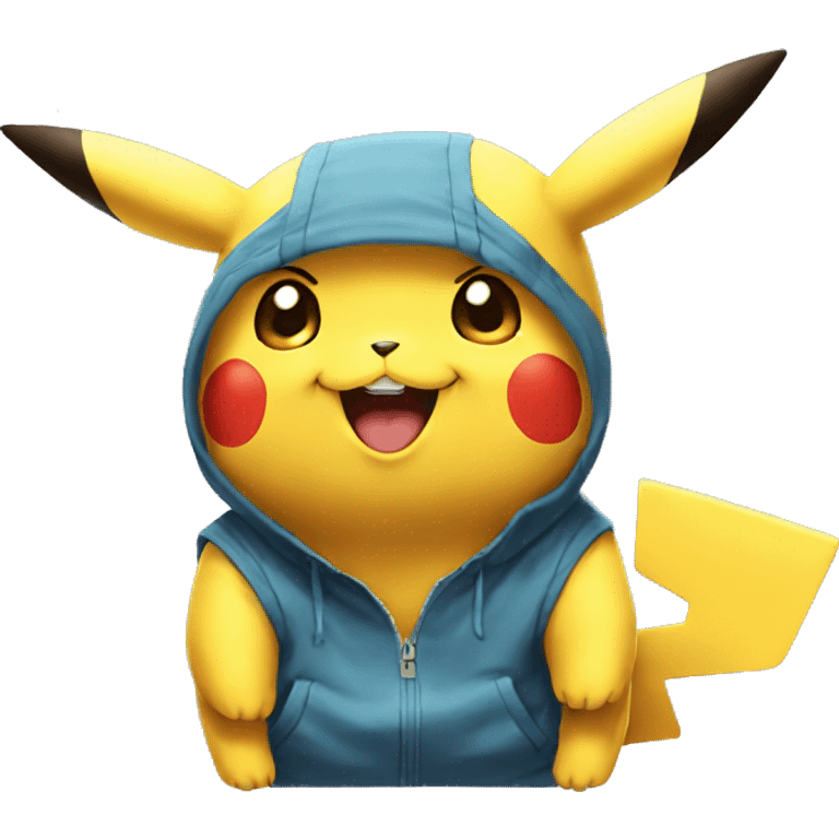 Pikachu sonriendo  emoji