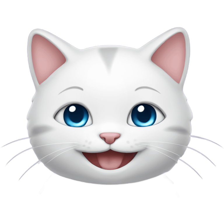 kitty with smile emoji