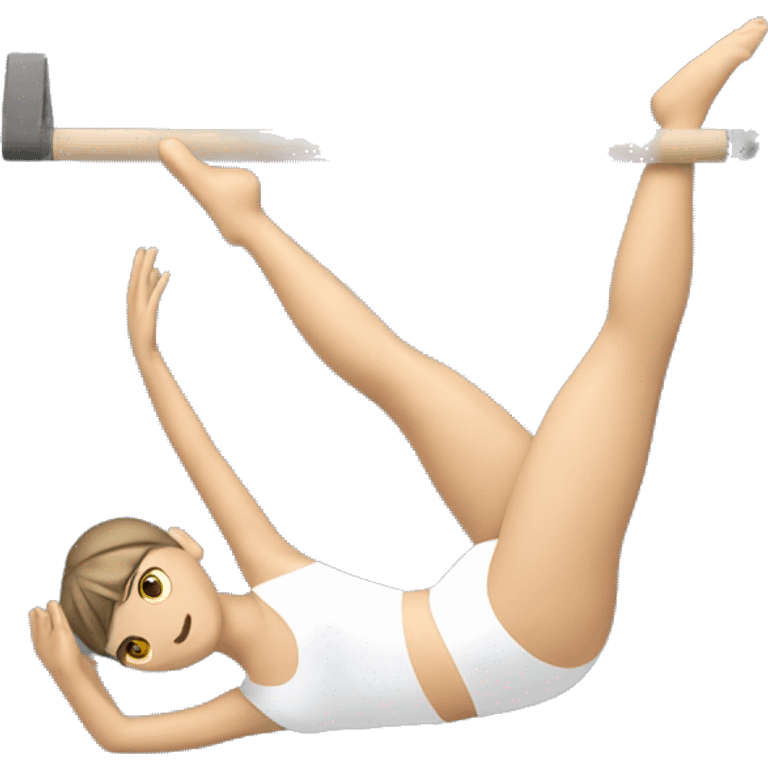 Barre asymétrique gymnastique  emoji