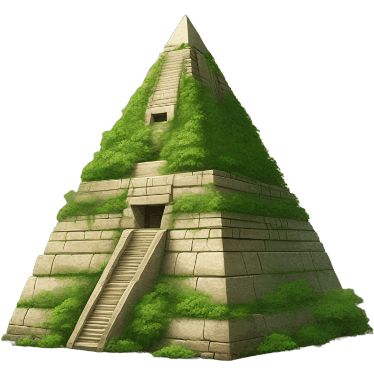 egypt piramid in forest emoji