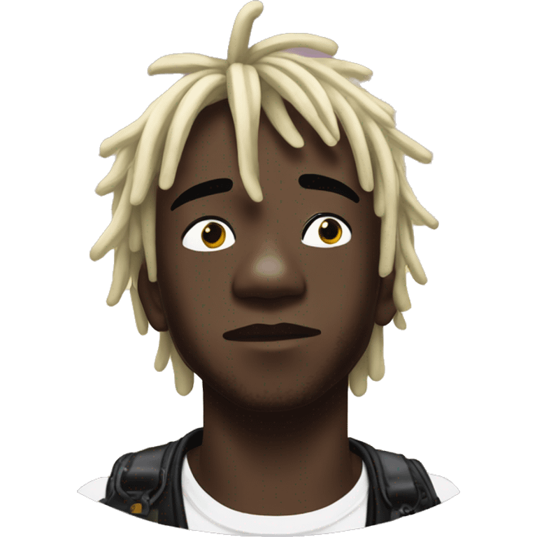 Lil uzi vert looking up to the sky emoji