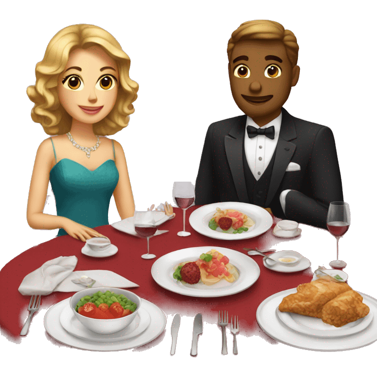 fancy dinner date emoji