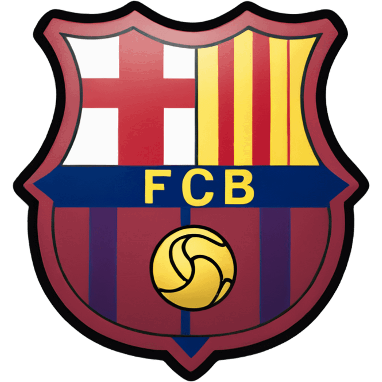 Fc barcelona logo emoji