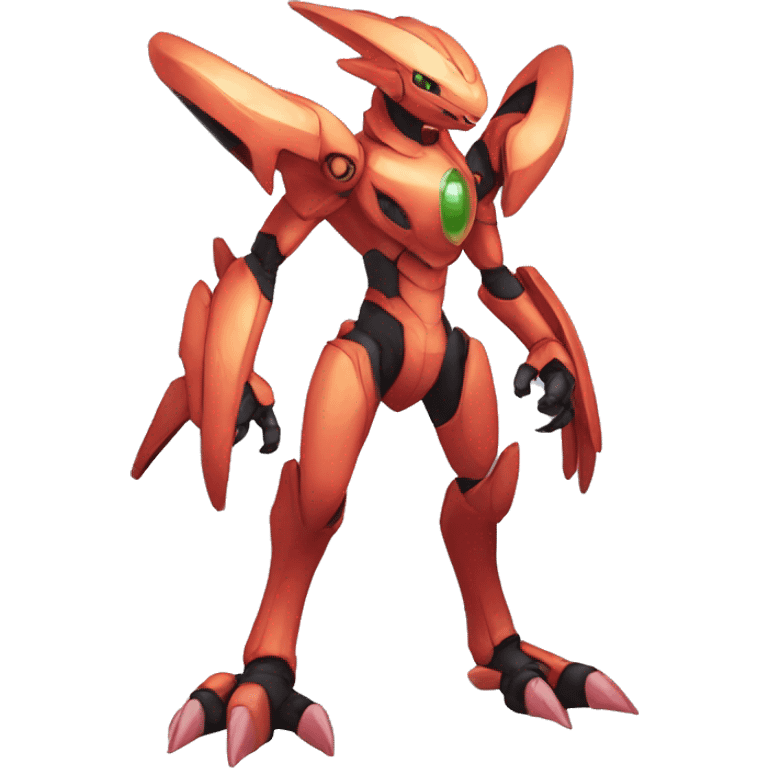  Cool Edgy Godly Futuristic Digimon-Fakemon-Genesect-Reptile full body emoji