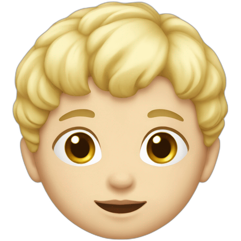 baby boy with blond hair5 and white skin full length emoji