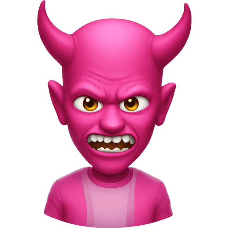 pink devil  emoji