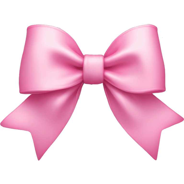 Pastell pink asthetic clean Christmas bow emoji