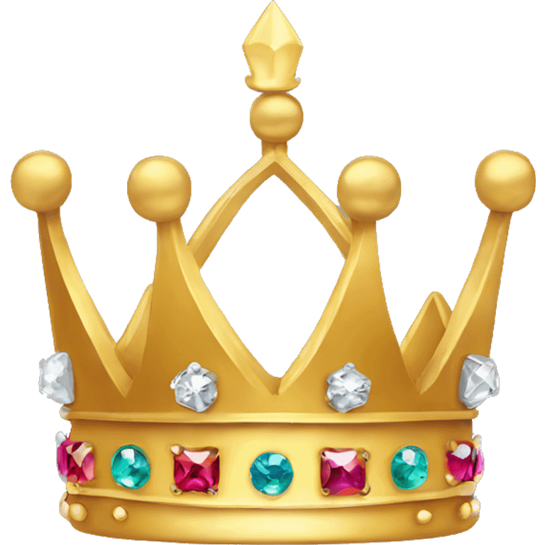 Crown with jewels emoji