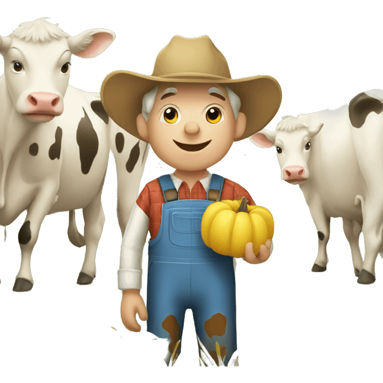 Farmer Cow  emoji