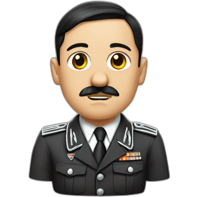 Hitler lève sa main emoji