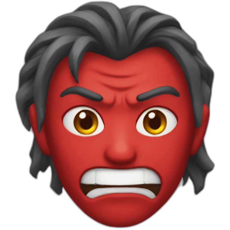 Demonio rojo emoji